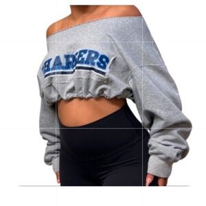 LA Chargers Cropped Sweatshirt